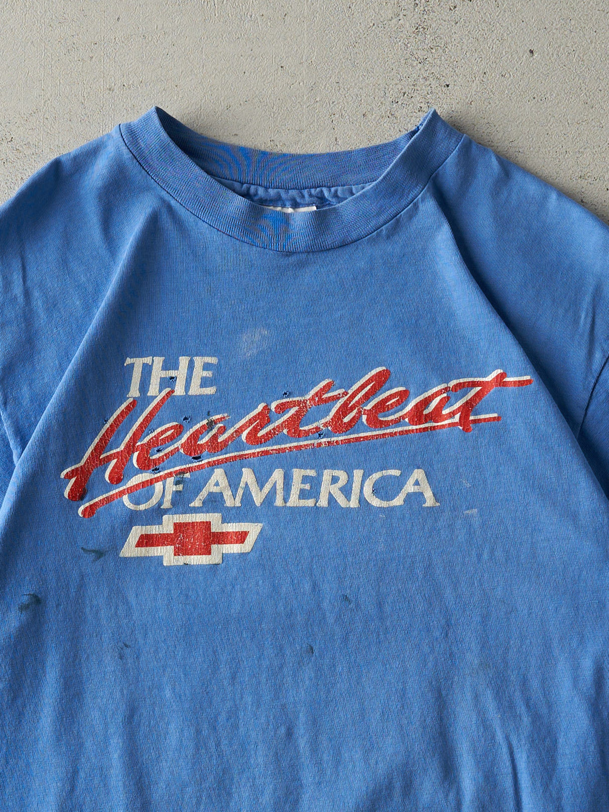 Vintage 90s Blue Chevrolet Single Stitch Tee (S)