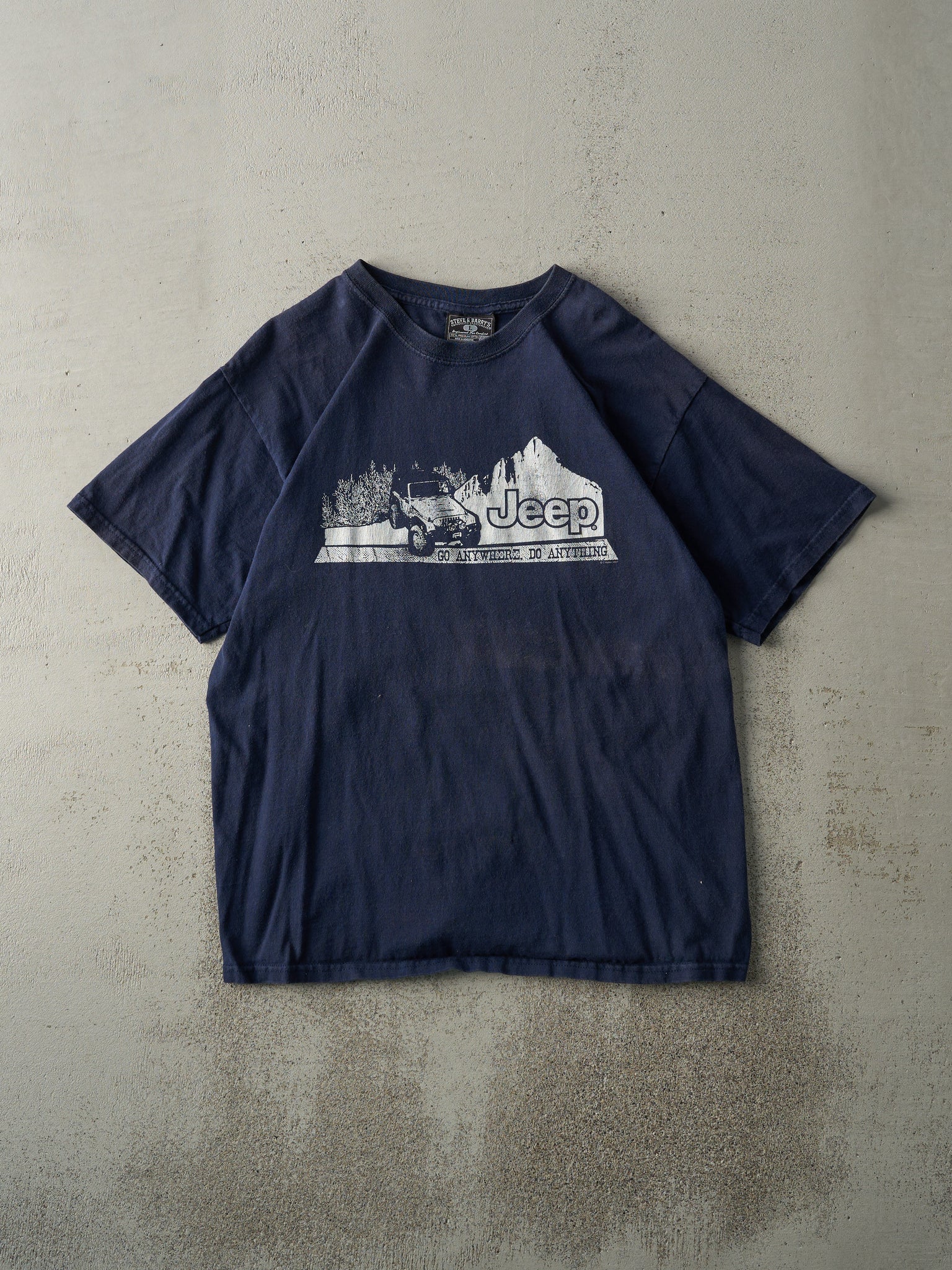 Vintage 07' Navy Blue Jeep Tee (M)