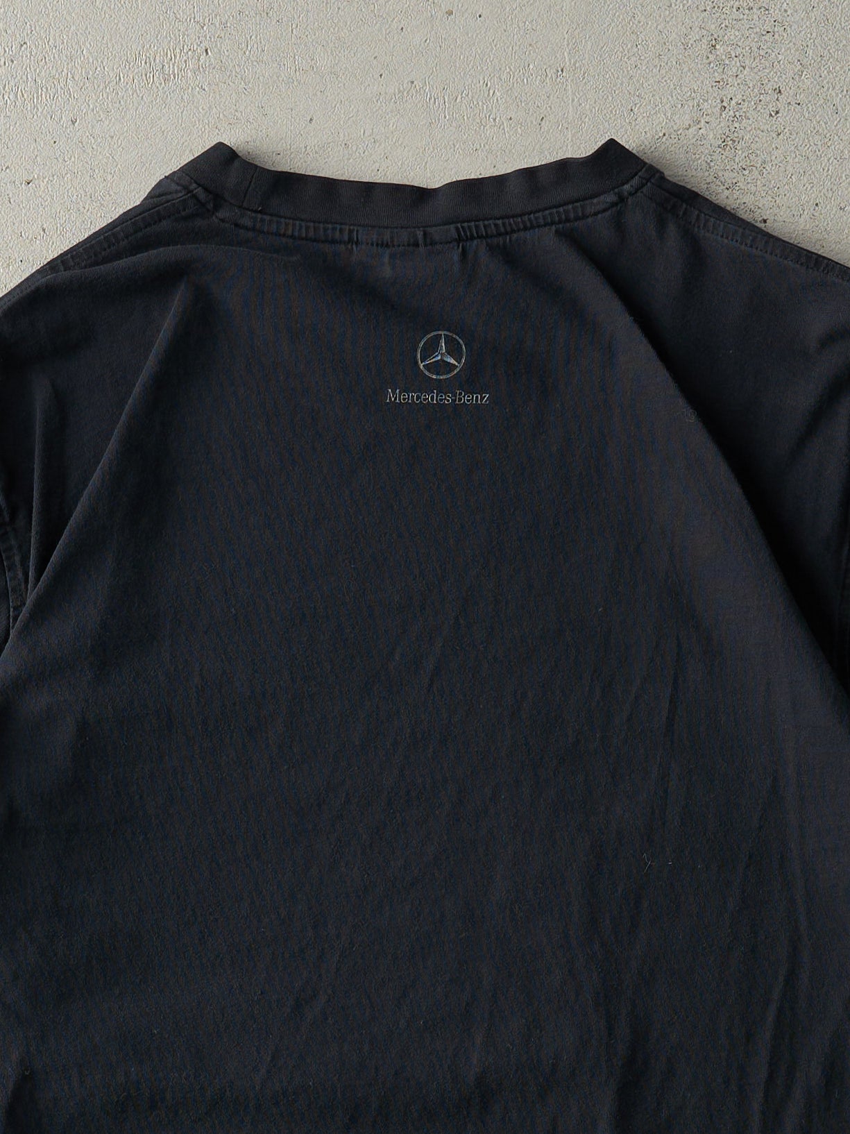 Vintage Y2K Black Mercedes-Benz C-Class Tee (M)