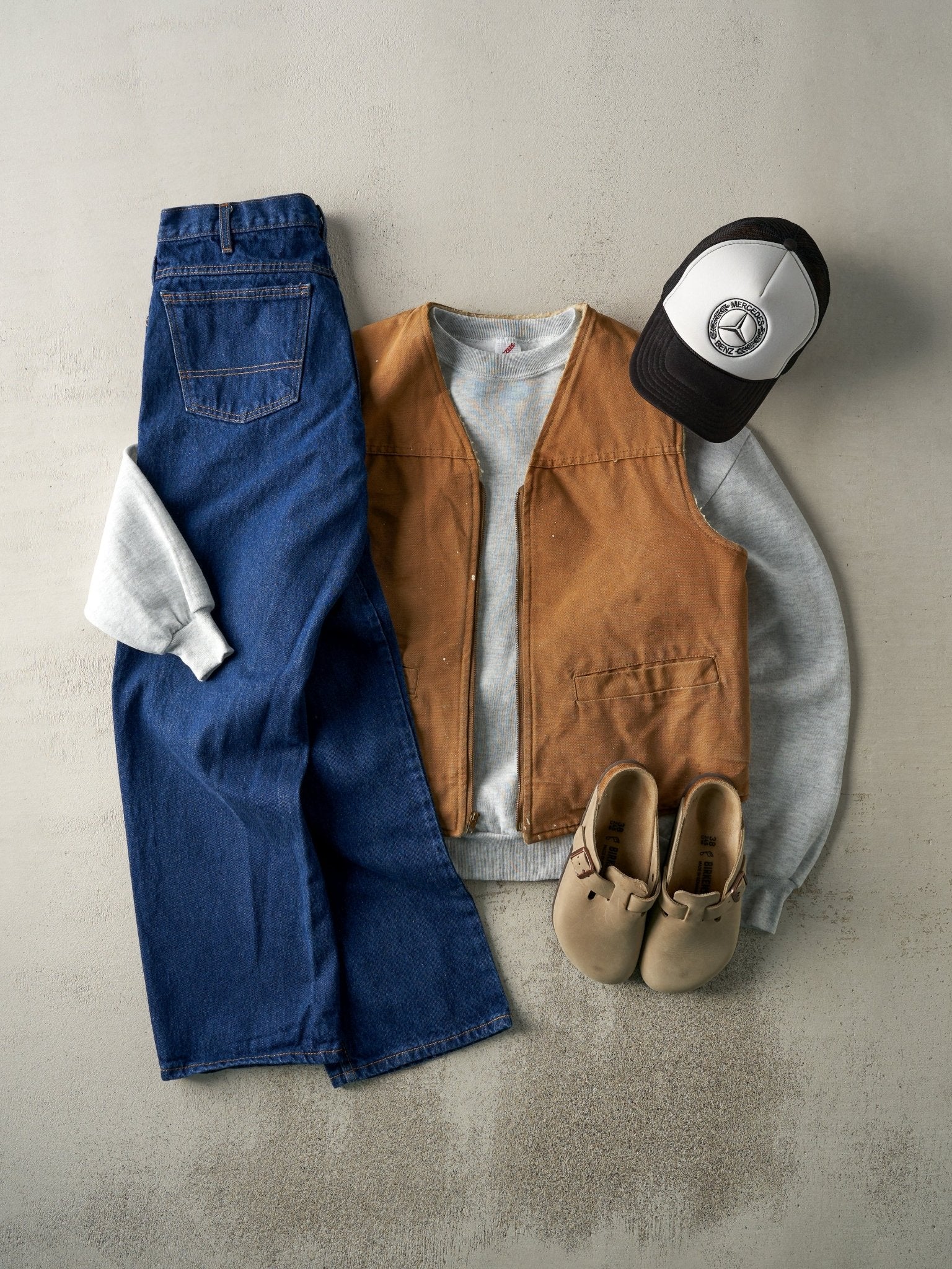 Vintage 90s Dark Wash Dickies Jeans (34x30)