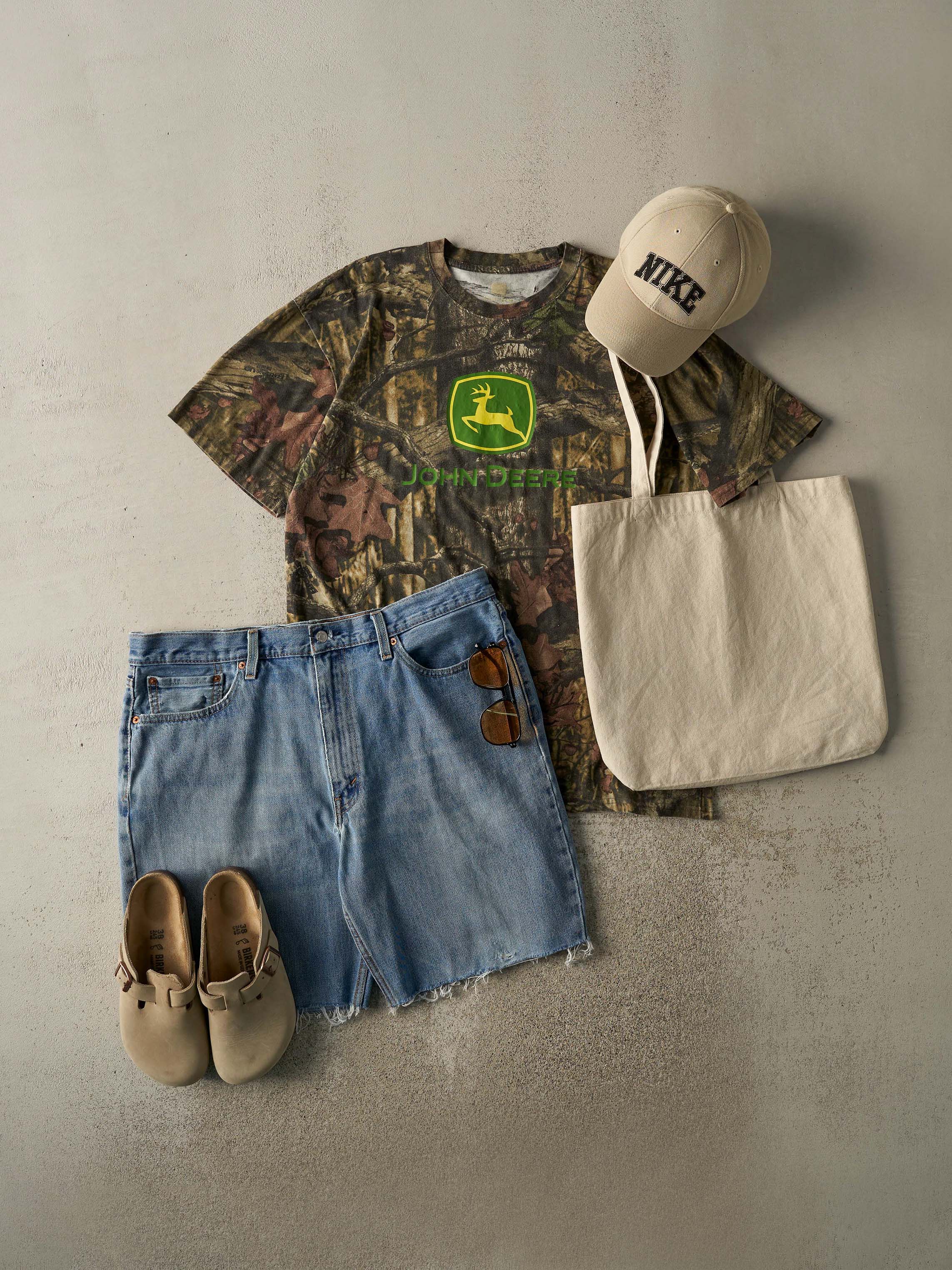 Vintage Y2K Camo John Deere x Breakup Infinity Tee (L/XL)