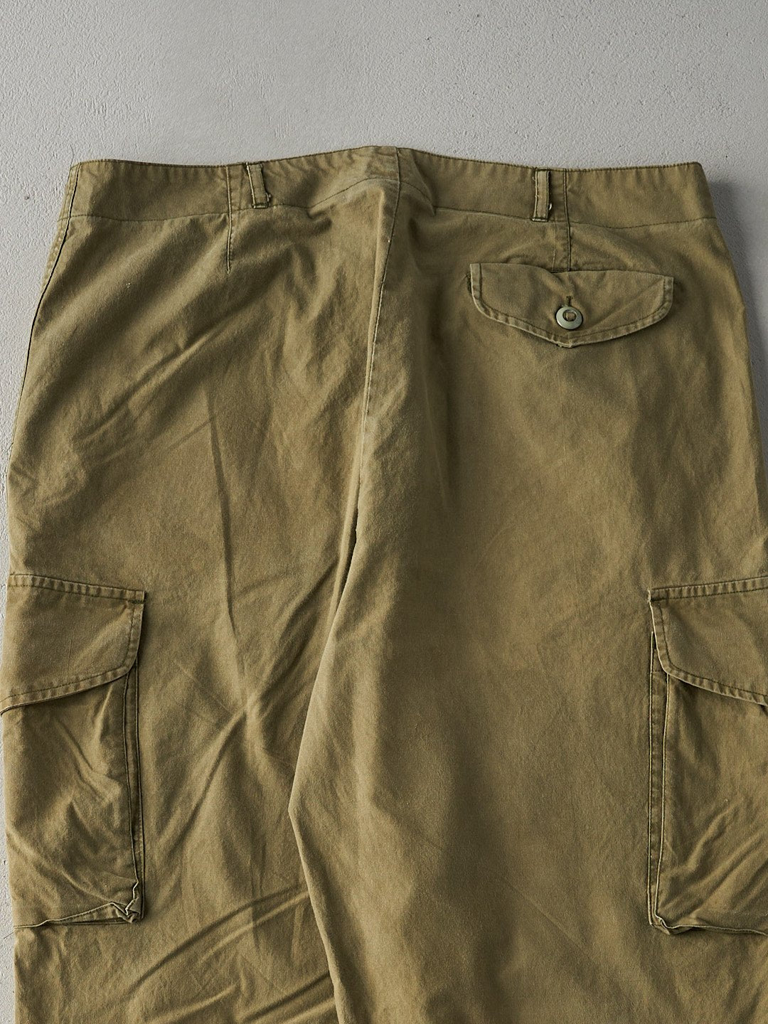 Vintage 90s Army Green Military by World Famous Parachute Pants (38x32)