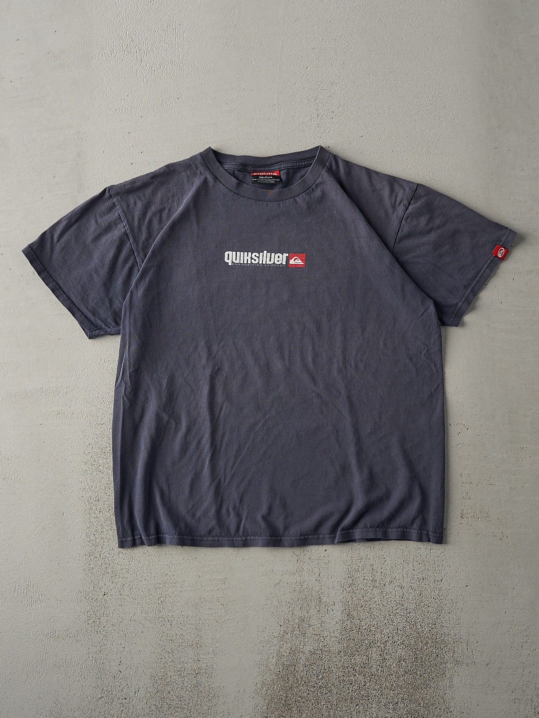 Vintage Y2K Navy Blue Quiksilver Tee (M)