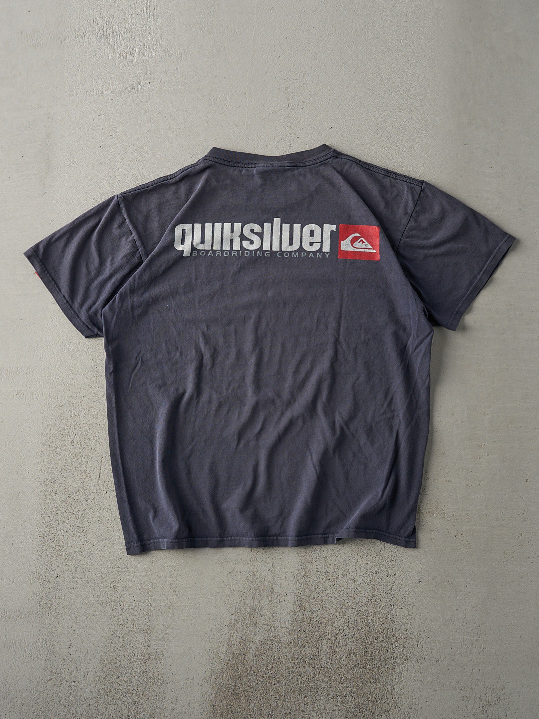 Vintage Y2K Navy Blue Quiksilver Tee (M)