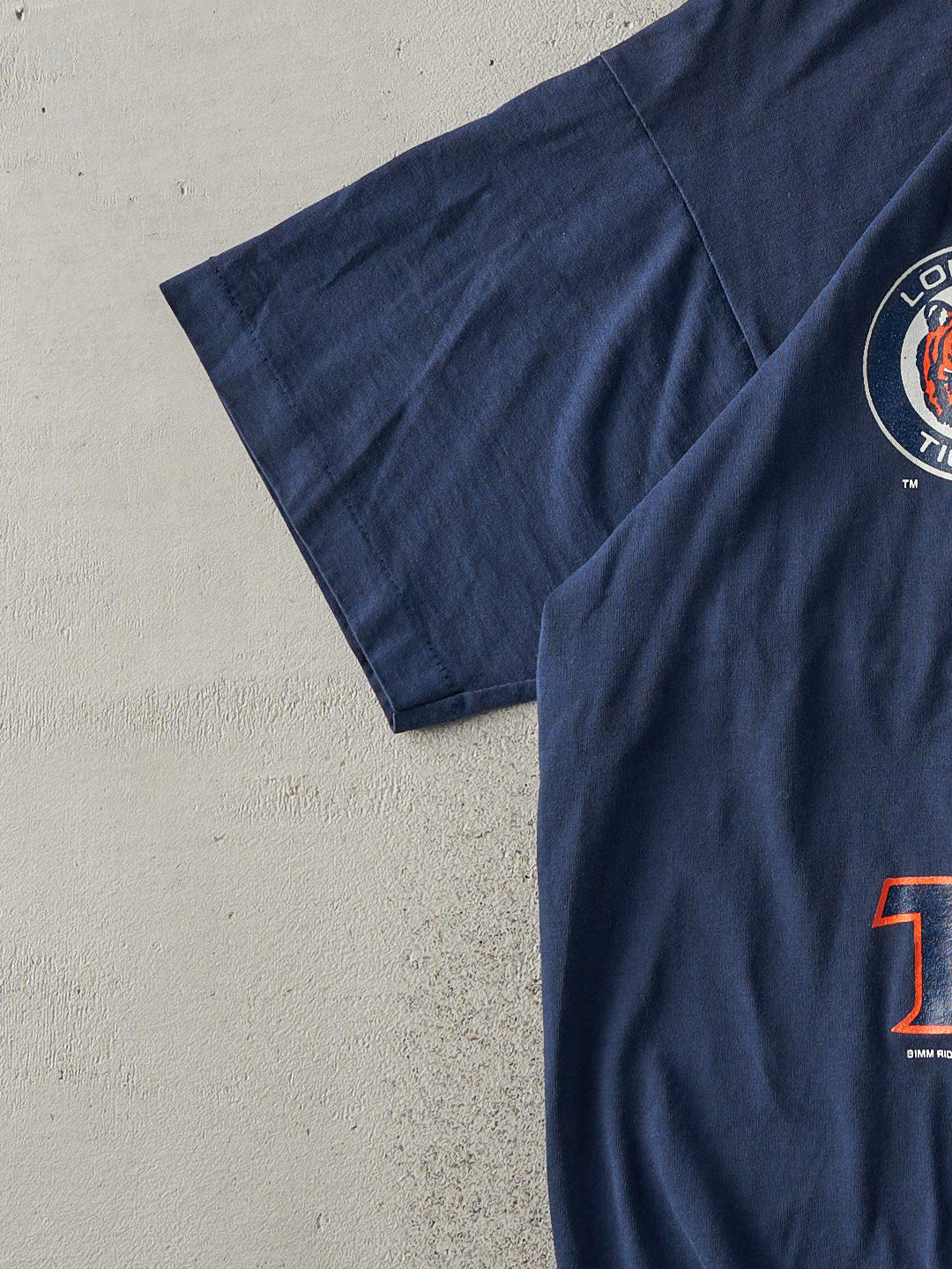 Vintage 90s Navy Blue London Tigers Single Stitch Tee (M)