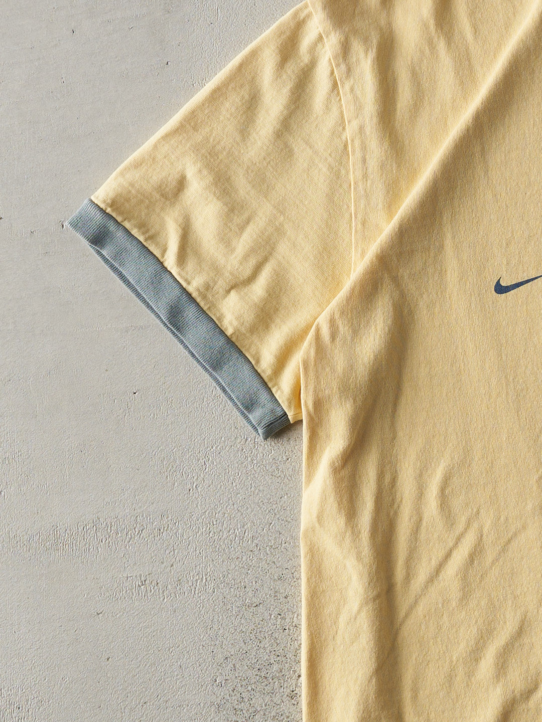 Vintage Y2K Yellow Nike Ringer Tee (M/L)