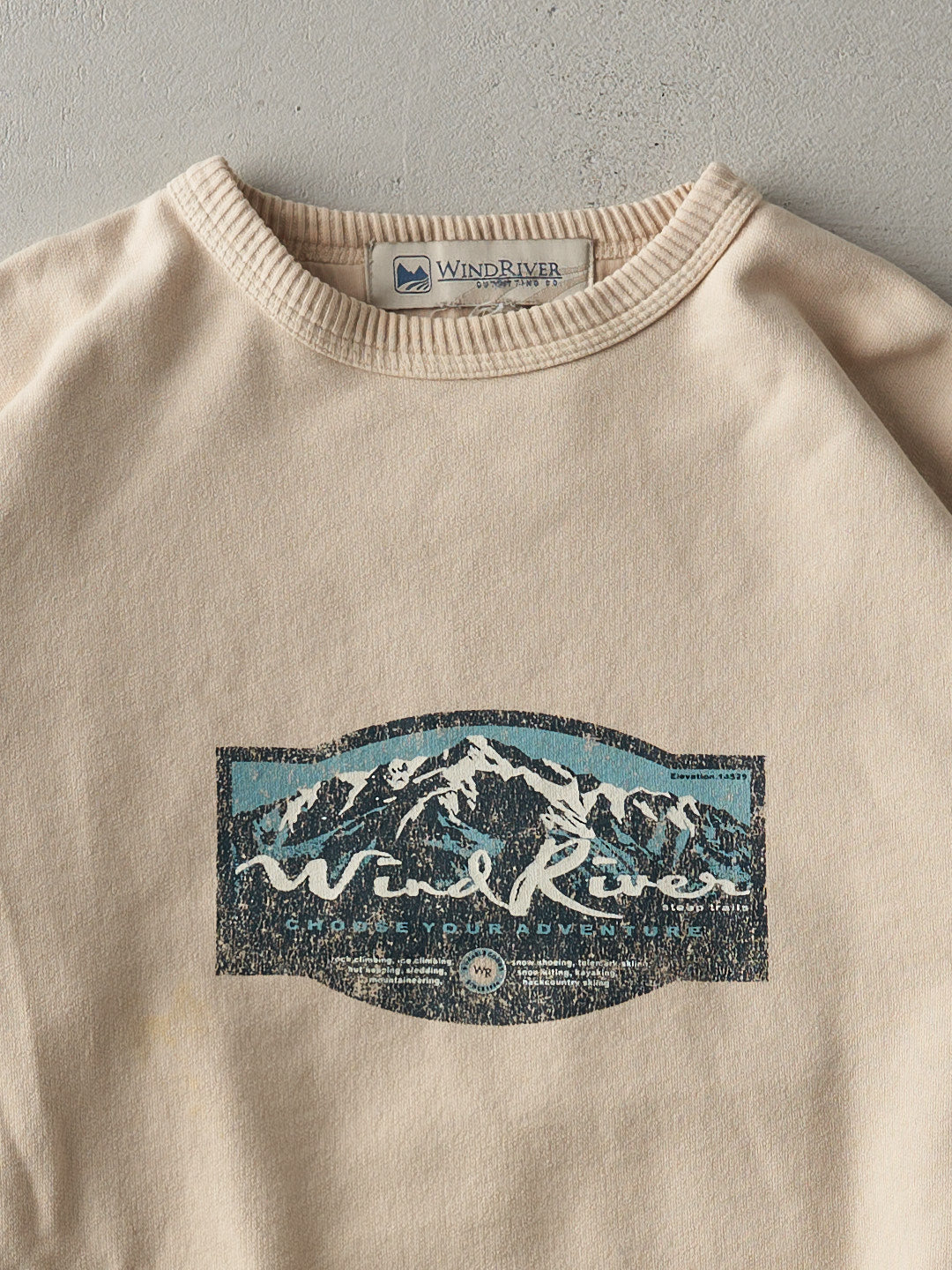 Vintage 90s Beige Wind River Boxy Crewneck (L)