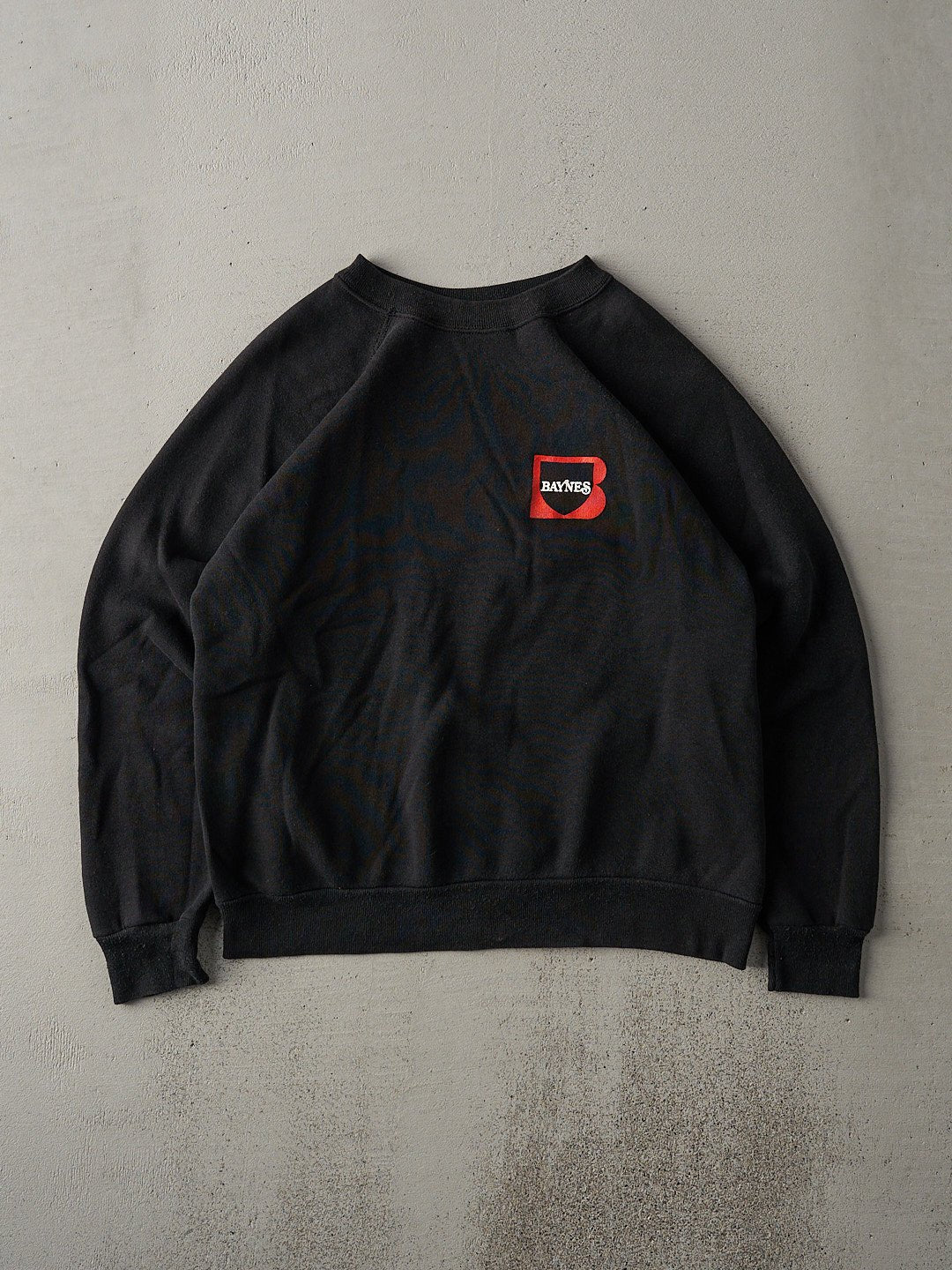 Vintage 80s Black Baynes Crewneck (M)