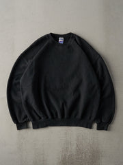 Vintage 90s Black Blank Crewneck (L)