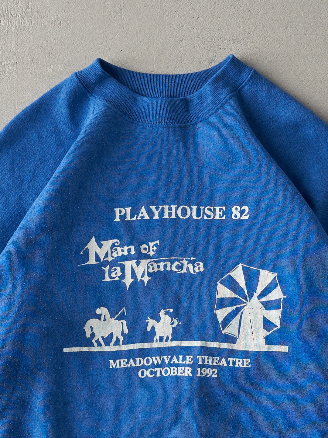 Vintage 92' Blue Man of La Mancha Crewneck (M)