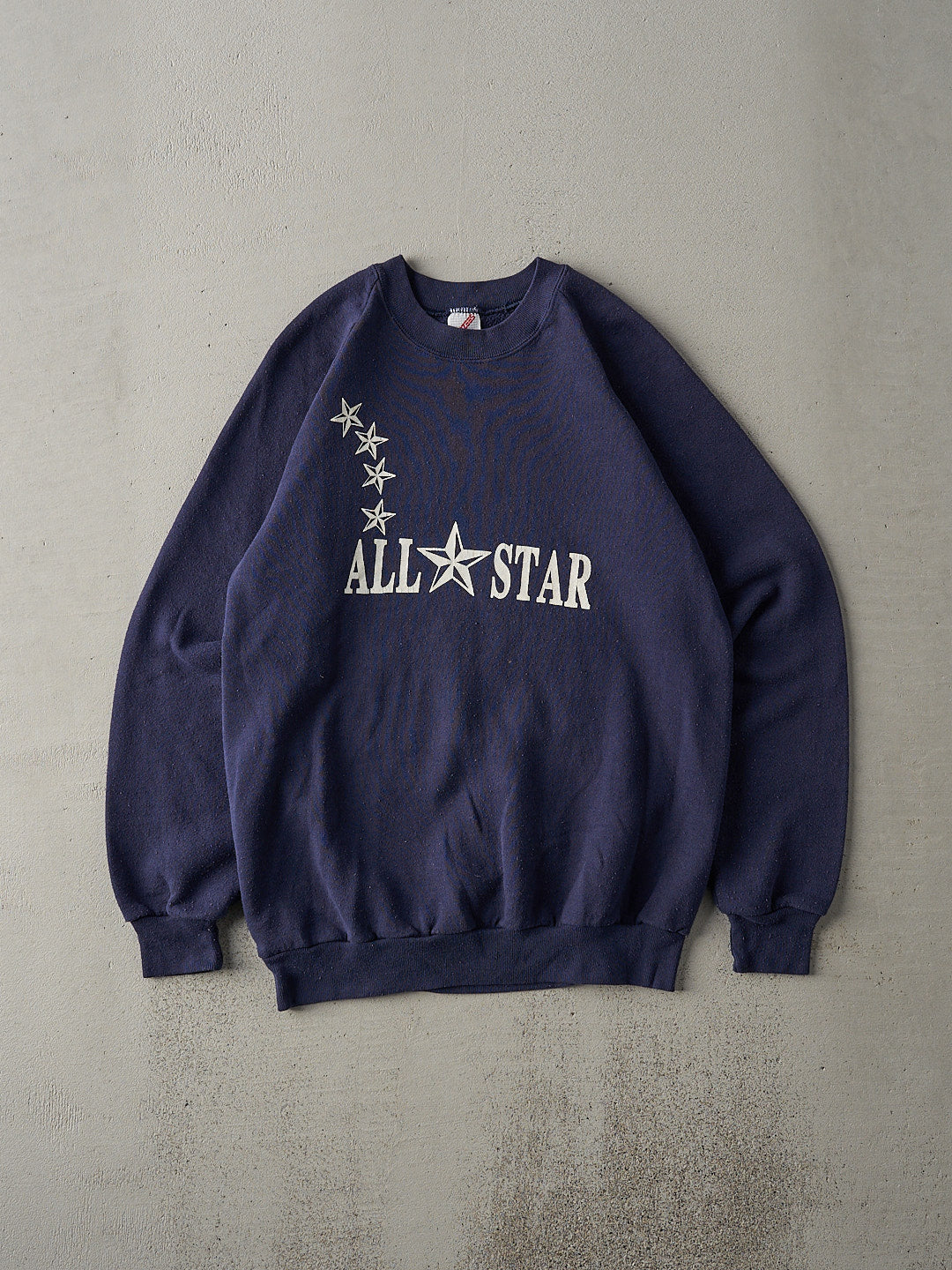 Vintage 80s Navy Blue All Star Crewneck (S/M)