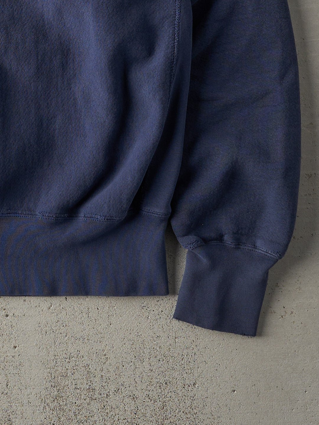 Vintage 90s Navy Blue Blank Crewneck (L)