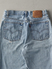 Vintage Y2K Light Wash Levi's 512 Cut Off Jean Shorts (29x9)