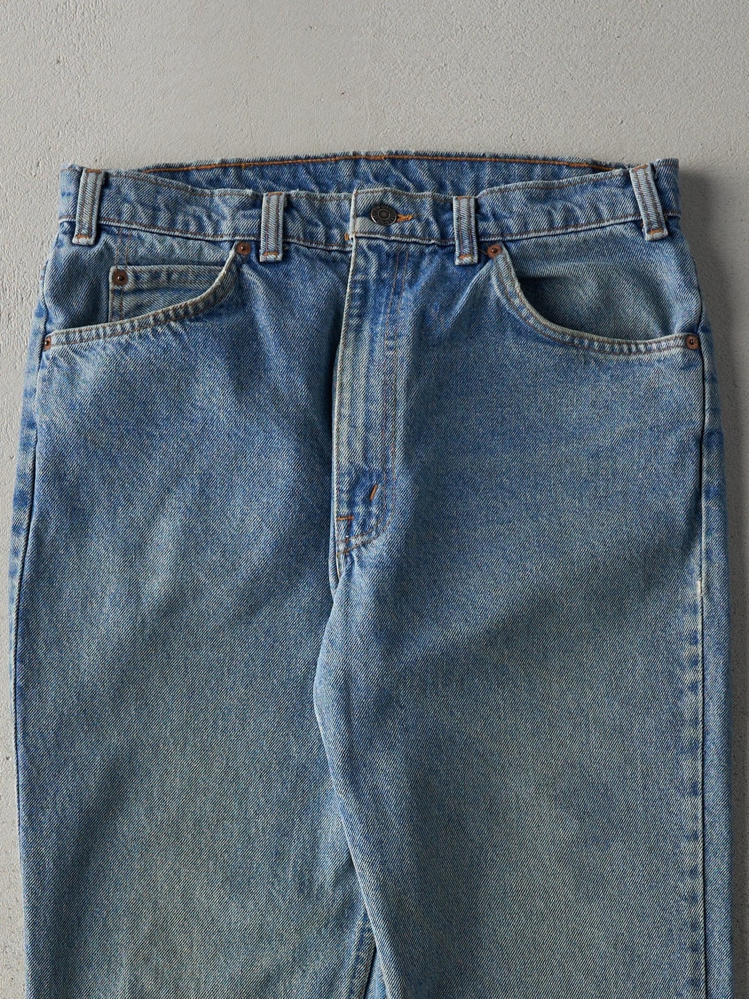 Vintage 70s Light Wash Levi's 619 Orange Tab Jeans (32x30.5)