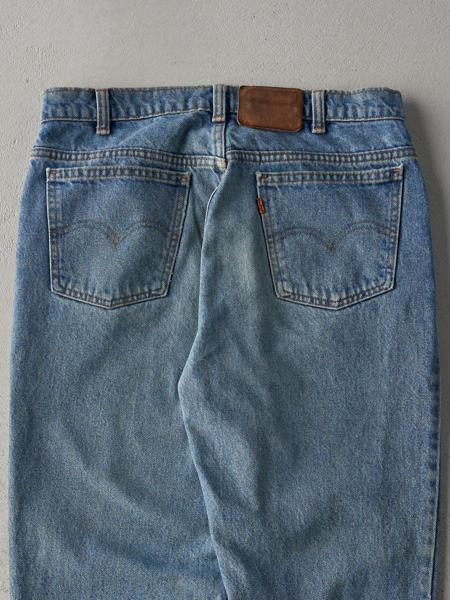 Vintage 70s Light Wash Levi's 619 Orange Tab Jeans (32x30.5)