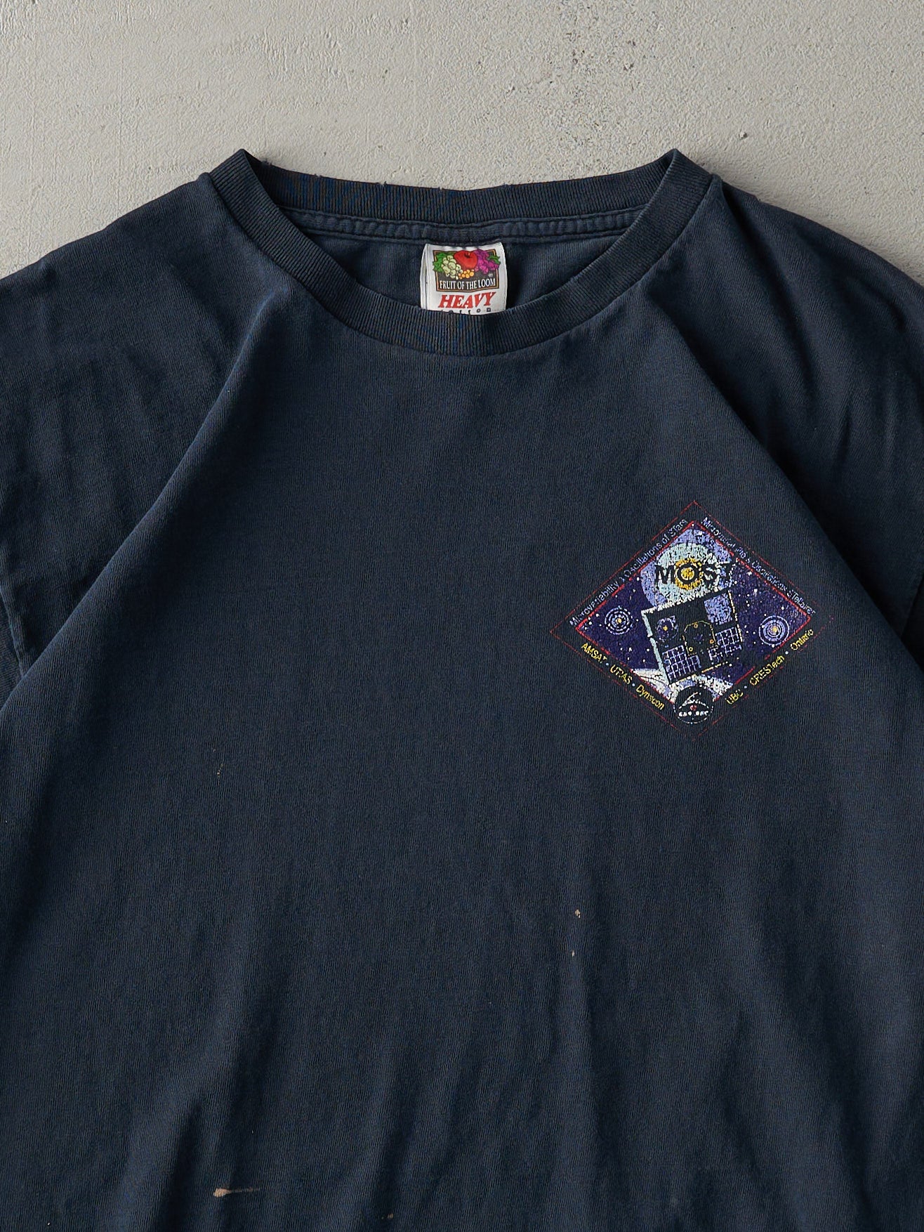 Vintage 90s Faded Black MOST Tee (M)