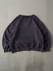 Vintage 90s Navy  Faded Boxy Crewneck (L)