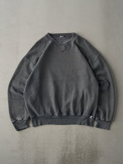 Vintage 90s Washed Grey Russell Athletics Blank Crewneck (L)