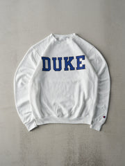 Vintage Y2K White Champion Duke Crewneck (M)