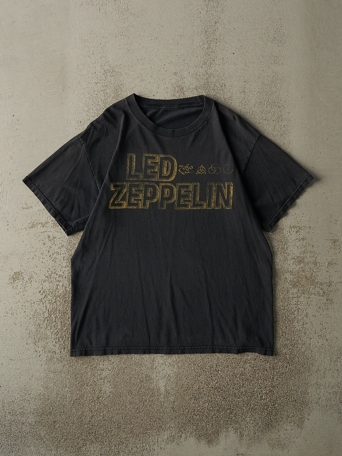 Vintage 11' Faded Black Led Zeppelin Tee (M/L)