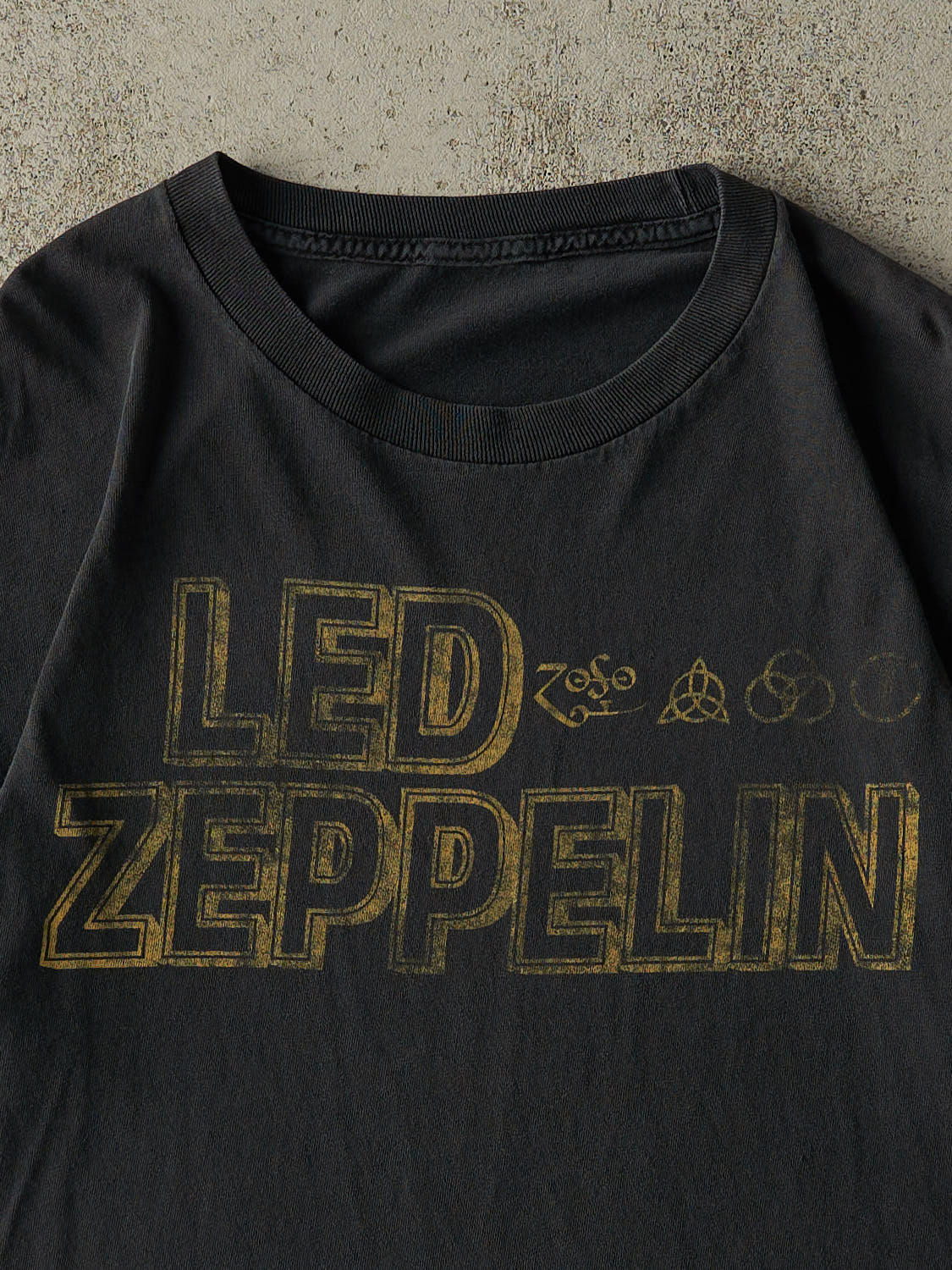 Vintage 11' Faded Black Led Zeppelin Tee (M/L)