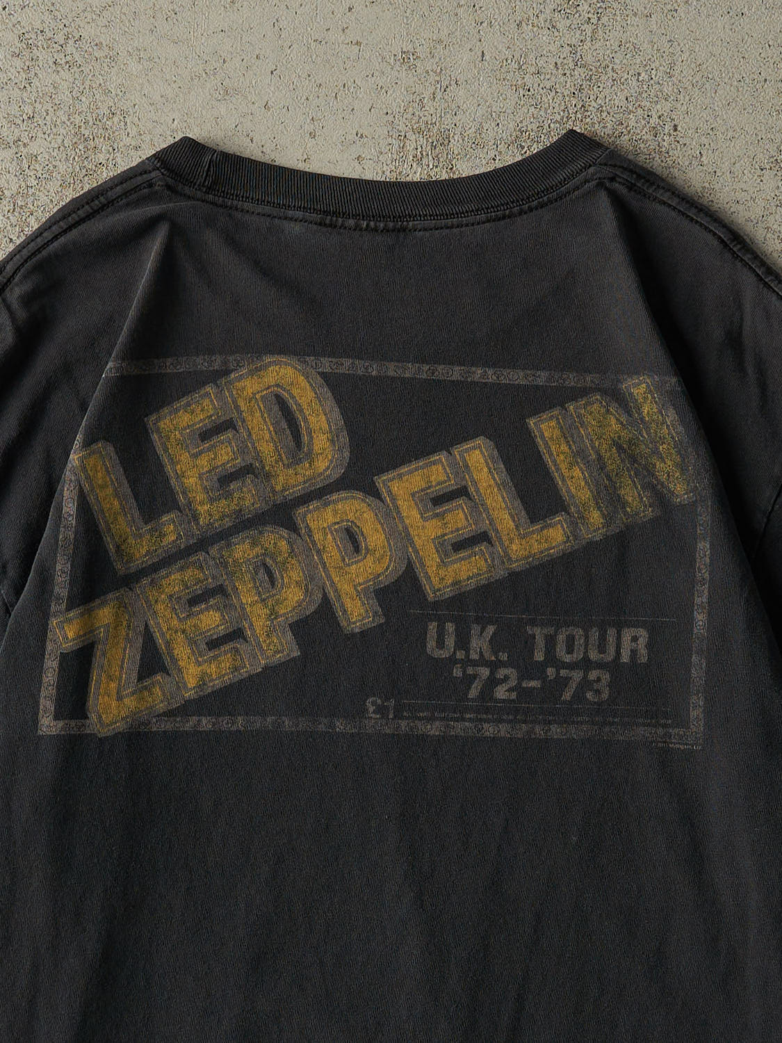 Vintage 11' Faded Black Led Zeppelin Tee (M/L)