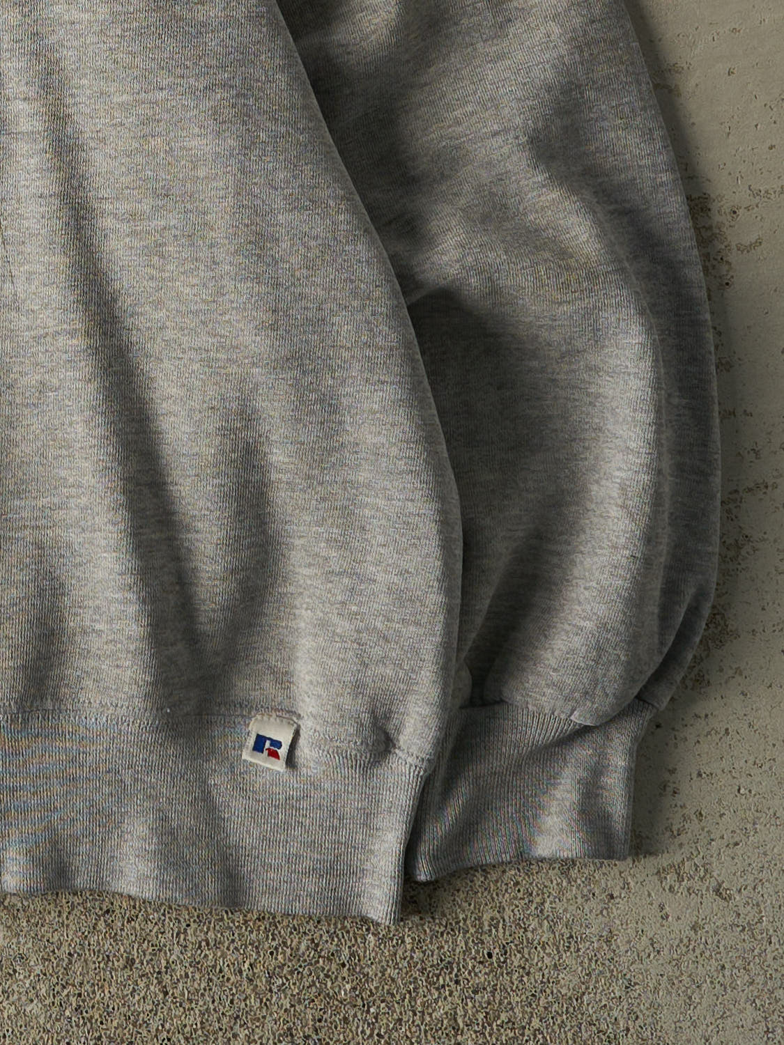 Vintage 90s Grey Russell Athletic Blank Boxy Crewneck (M)