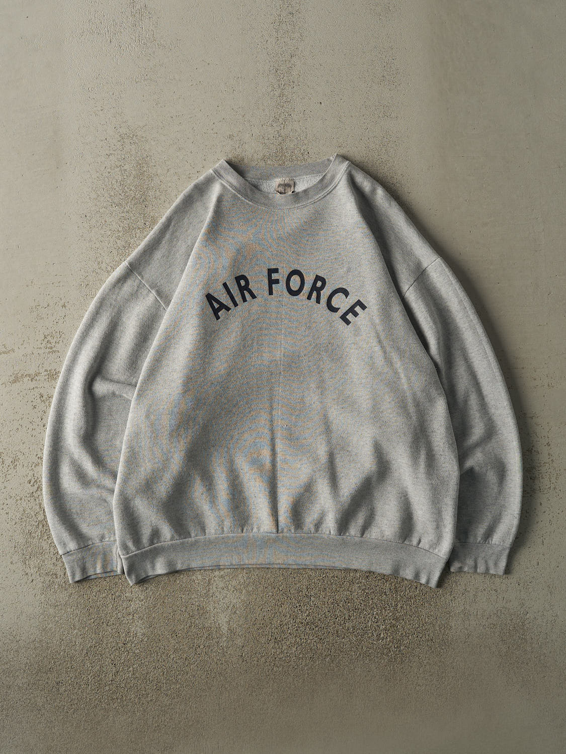Vintage 90s Grey Air Force Boxy Crewneck (XL)
