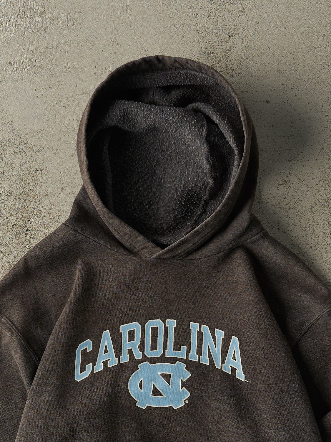 Vintage Y2K Charcoal Grey University of North Carolina Hoodie (XS/S)