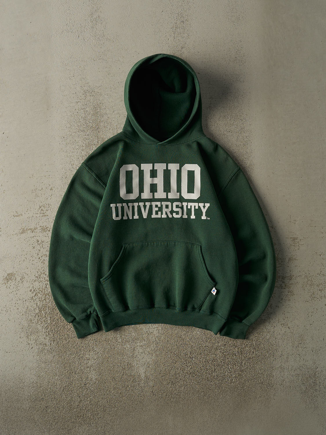 Vintage Y2K Green Ohio University Russell Athletic Hoodie (S)