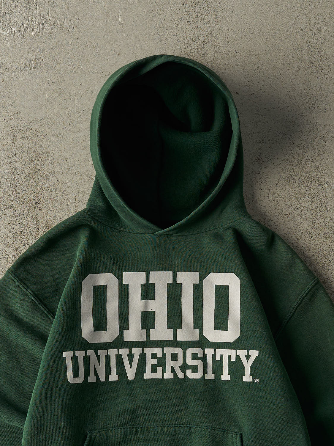 Vintage Y2K Green Ohio University Russell Athletic Hoodie (S)