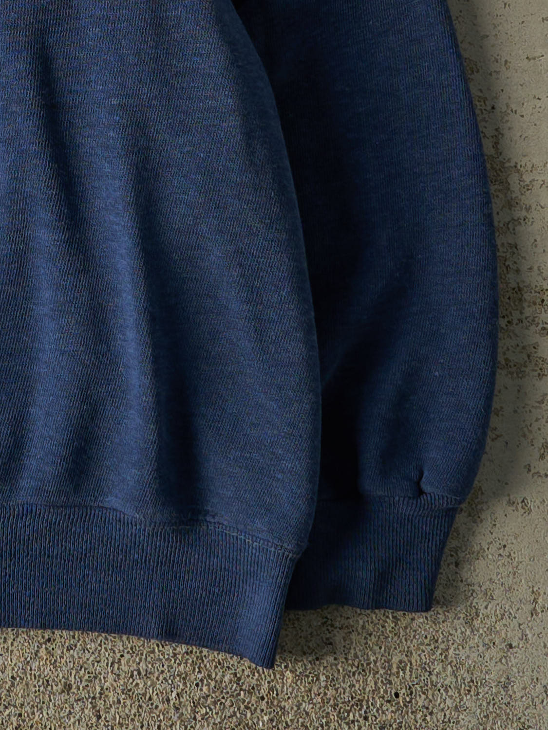 Vintage 80s Navy Blue USA Boxy Crewneck (XS/S)