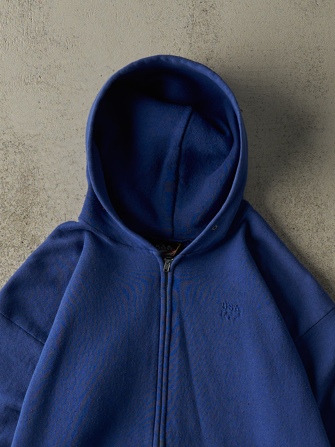 Vintage 90s Blue USA Olympics Zip Up Hoodie (M/L)