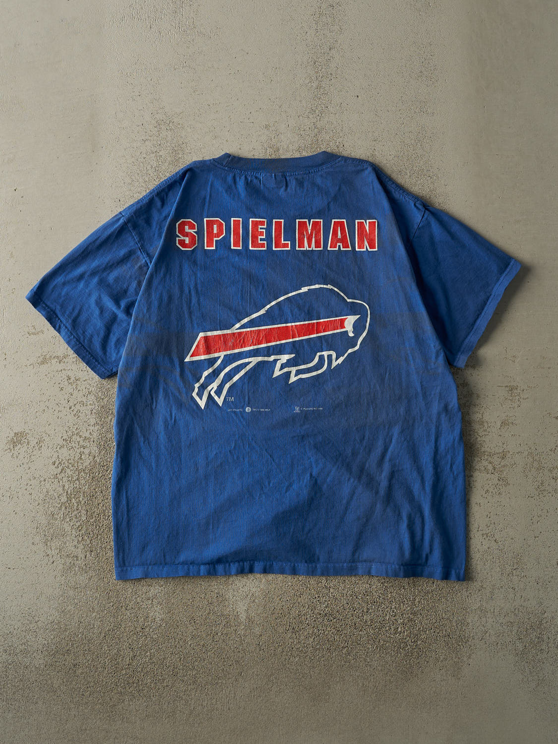 Vintage 96' Blue Buffalo Bills Chris Spielman Tee (XL)