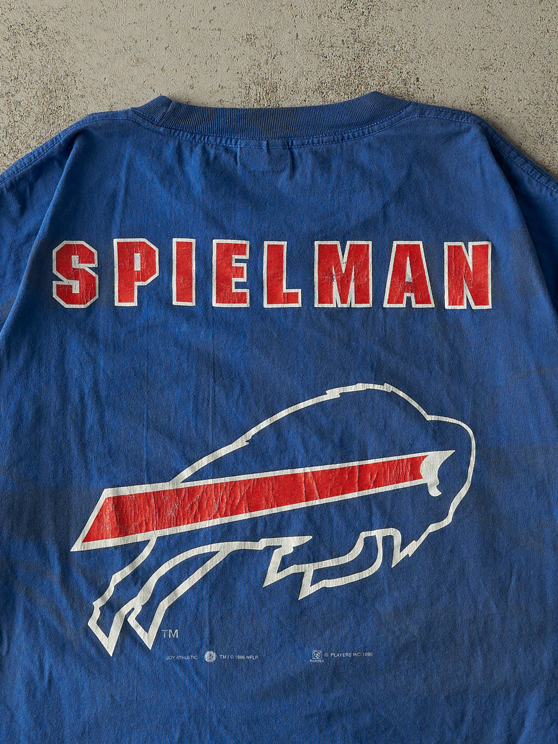 Vintage 96' Blue Buffalo Bills Chris Spielman Tee (XL)