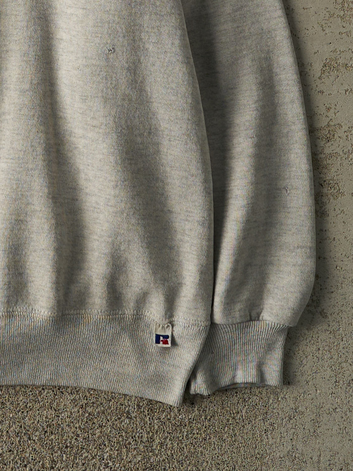 Vintage 90s Heather Grey Green Bay Packers Russell Athletic Crewneck (L)