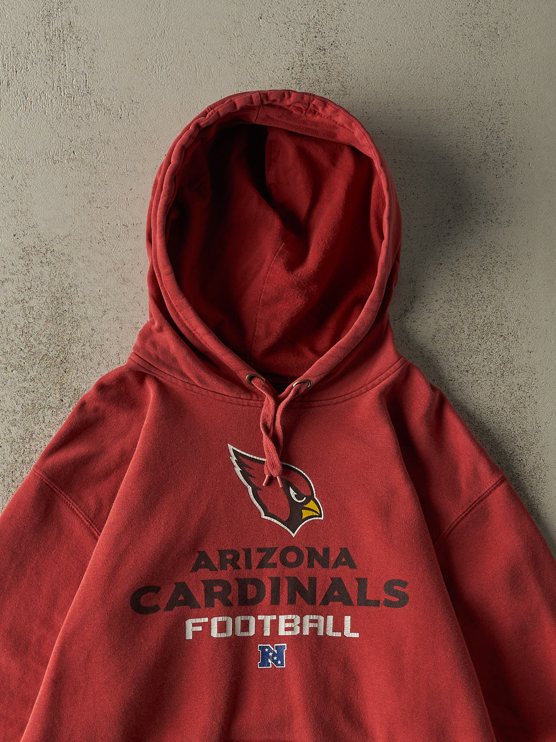 Vintage Y2K Burgundy Arizona Cardinals Hoodie (L)