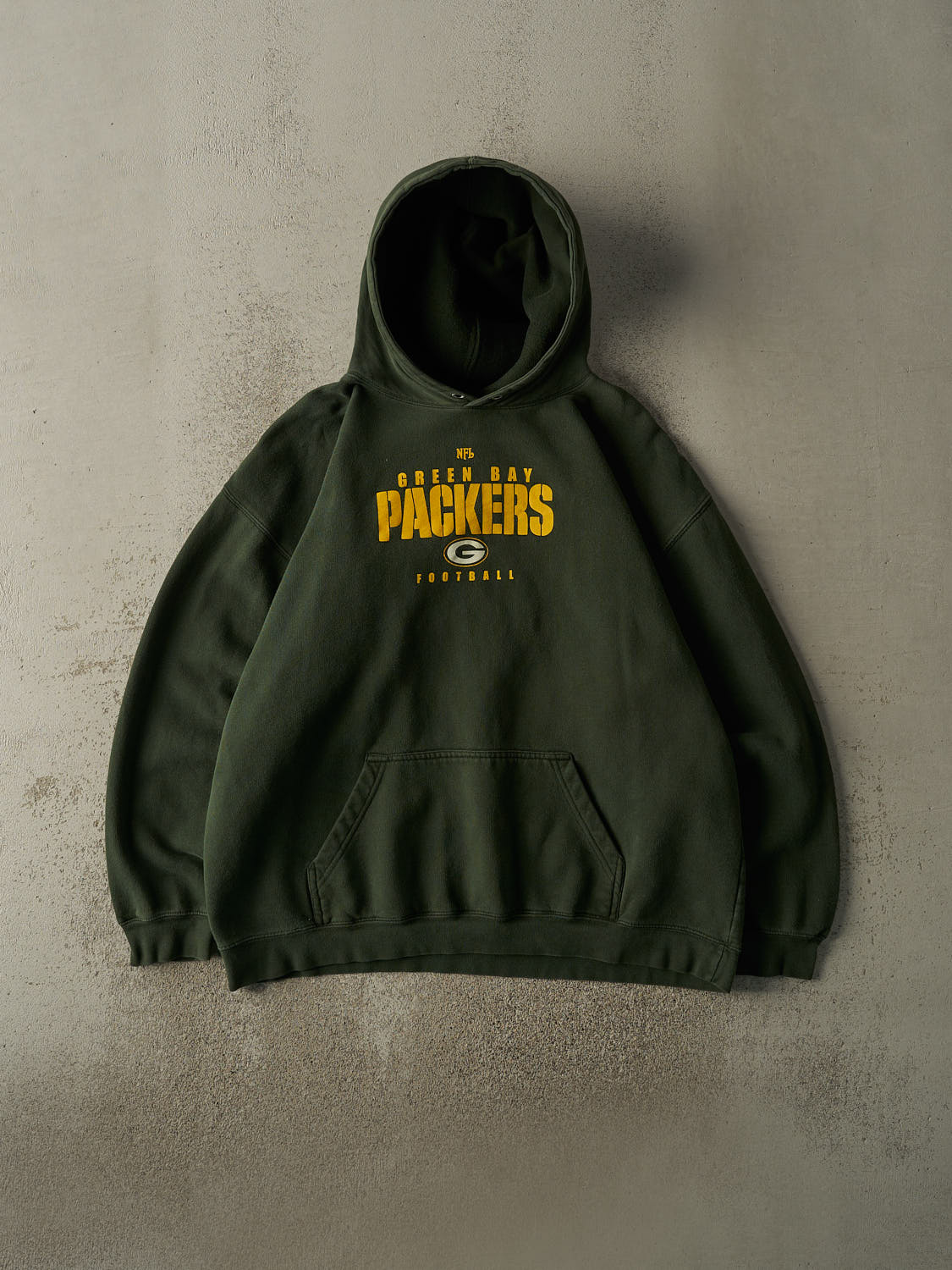 Vintage Y2K Green Green Bay Packers Hoodie (XL)