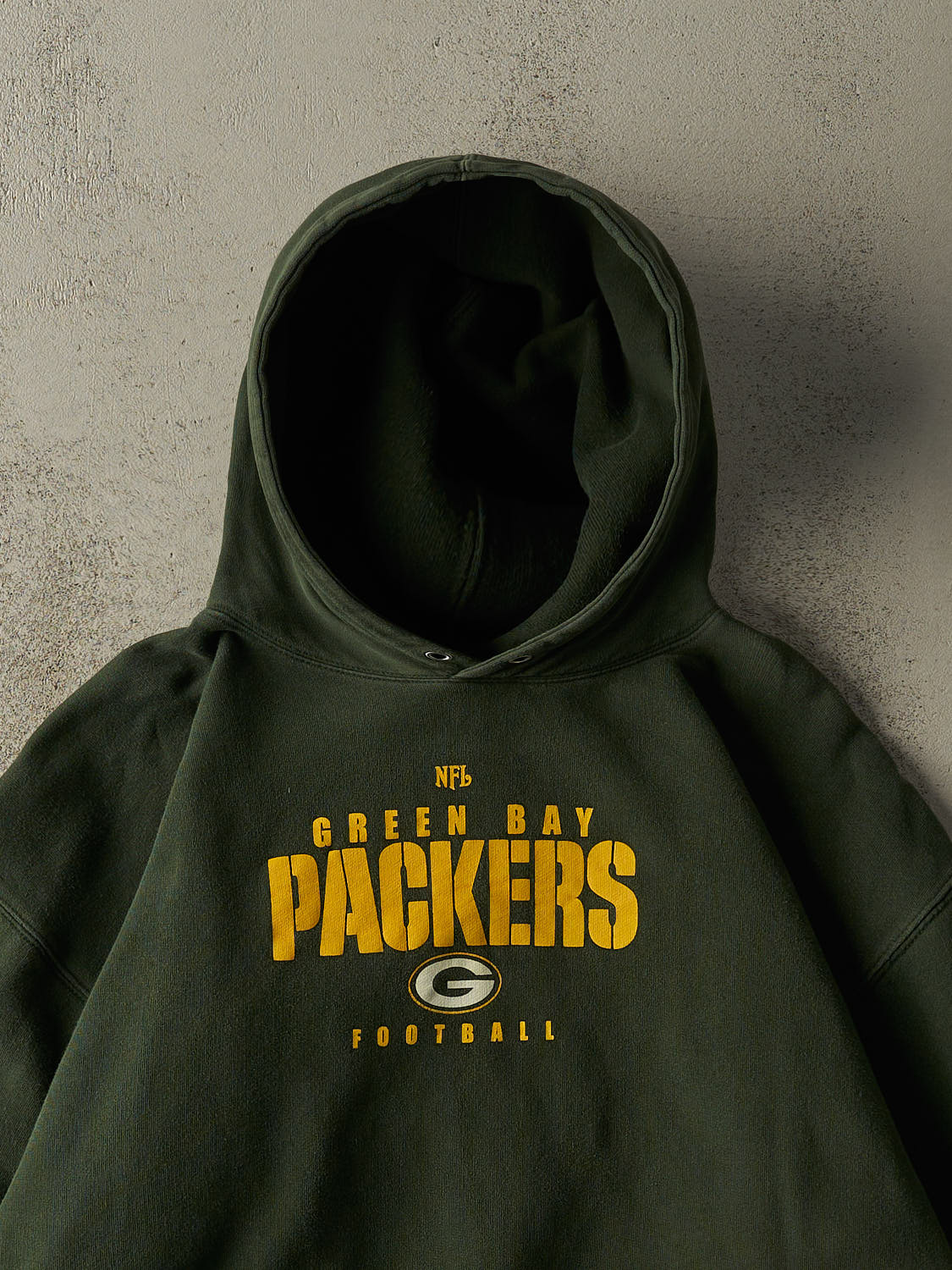 Vintage Y2K Green Green Bay Packers Hoodie (XL)