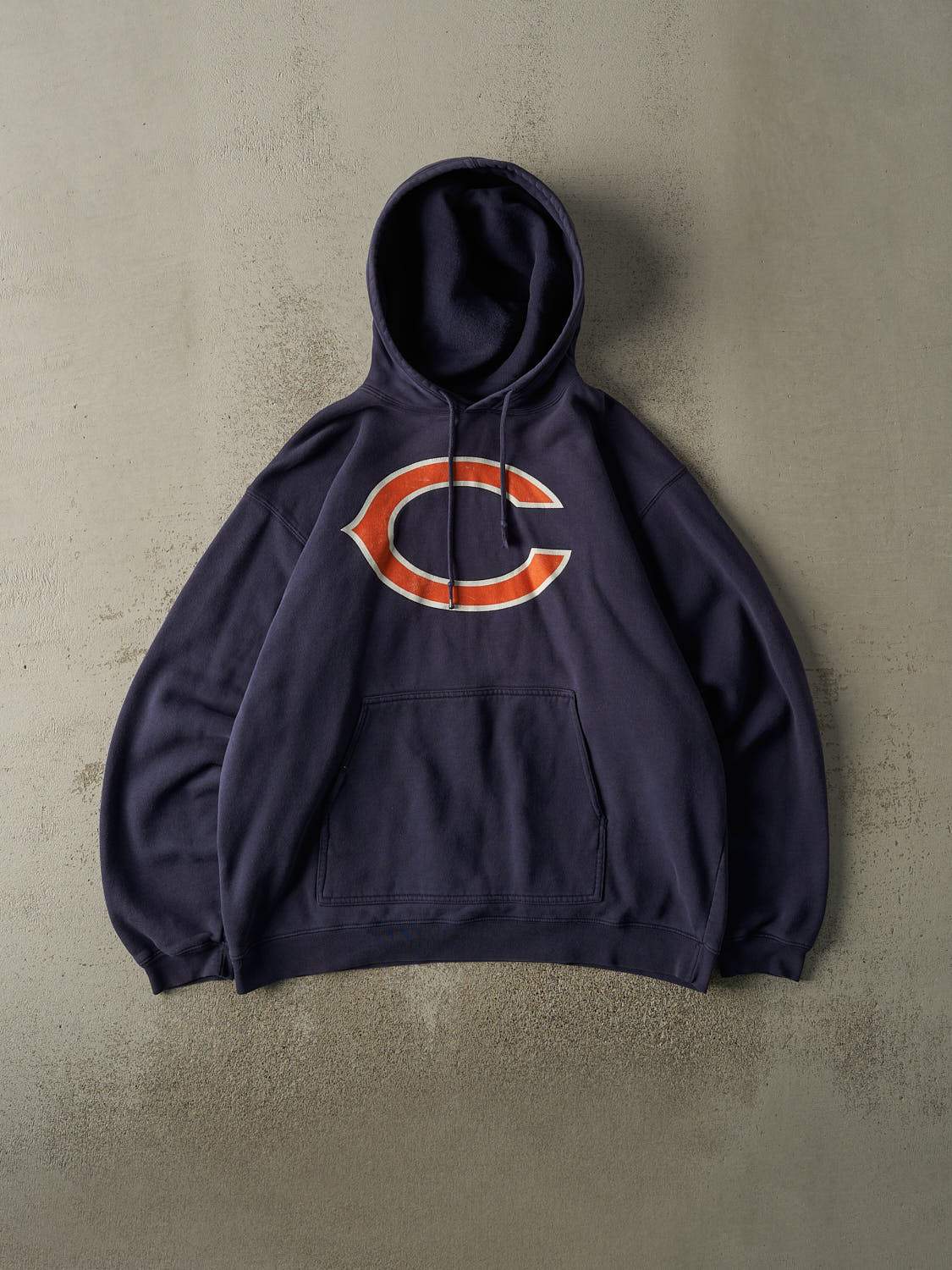 Vintage 90s Navy Blue Chicago Bears Hoodie (XL/XXL)