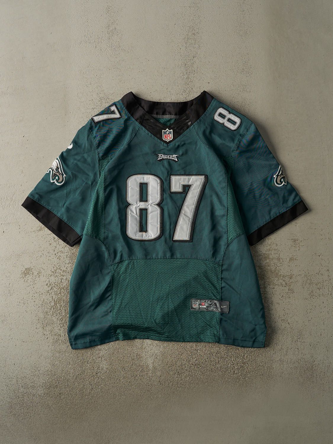 Vintage Y2K Teal Philadelphia Eagles Brent Celek #87 Jersey (XXL)
