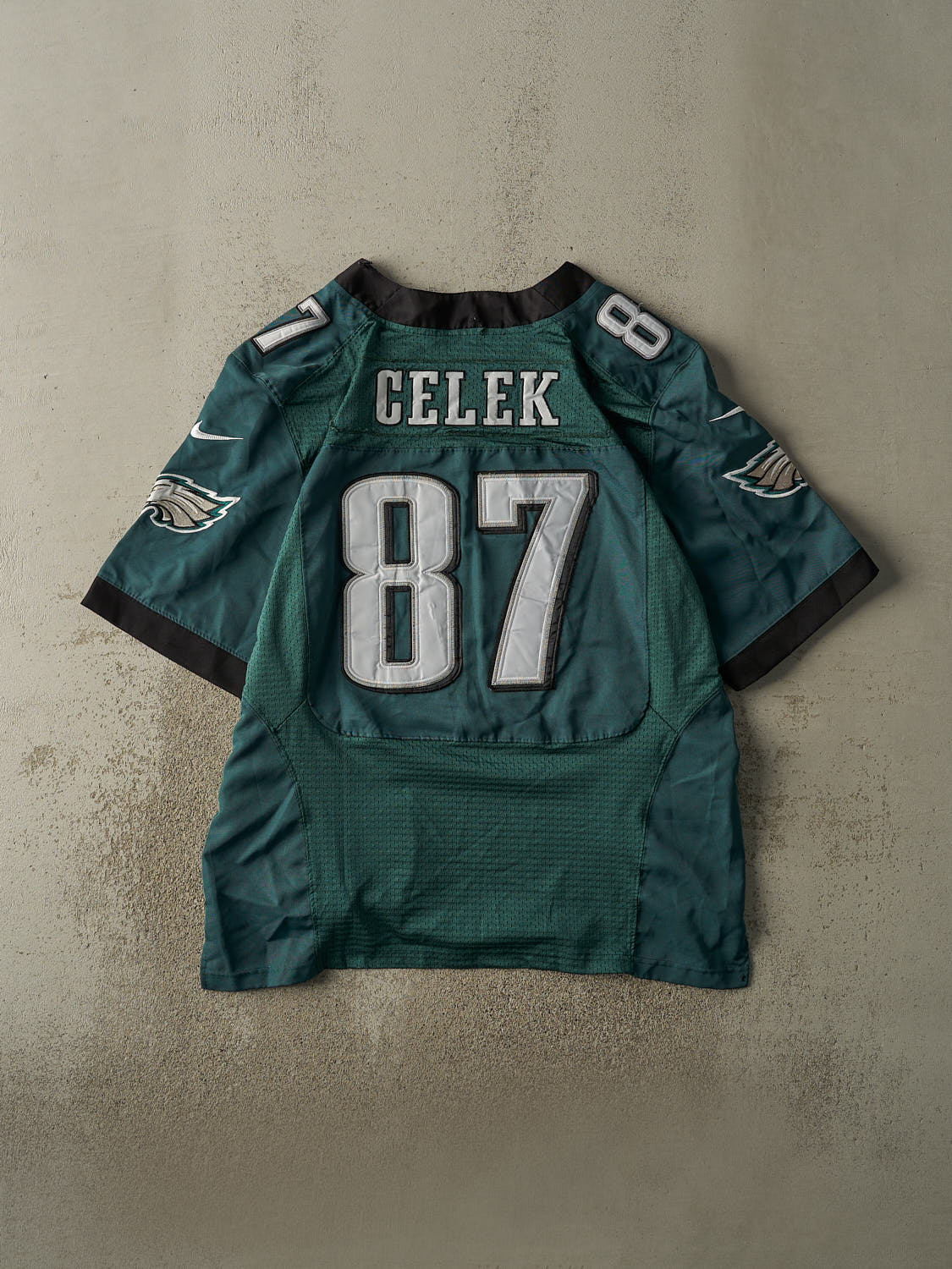 Vintage Y2K Teal Philadelphia Eagles Brent Celek #87 Jersey (XXL)