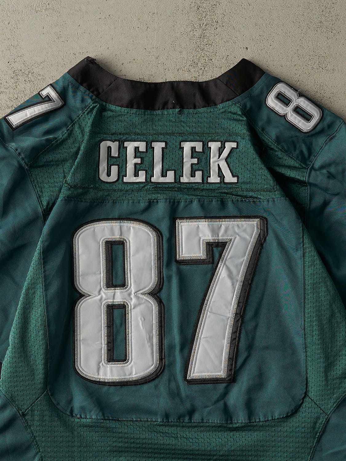 Vintage Y2K Teal Philadelphia Eagles Brent Celek #87 Jersey (XXL)