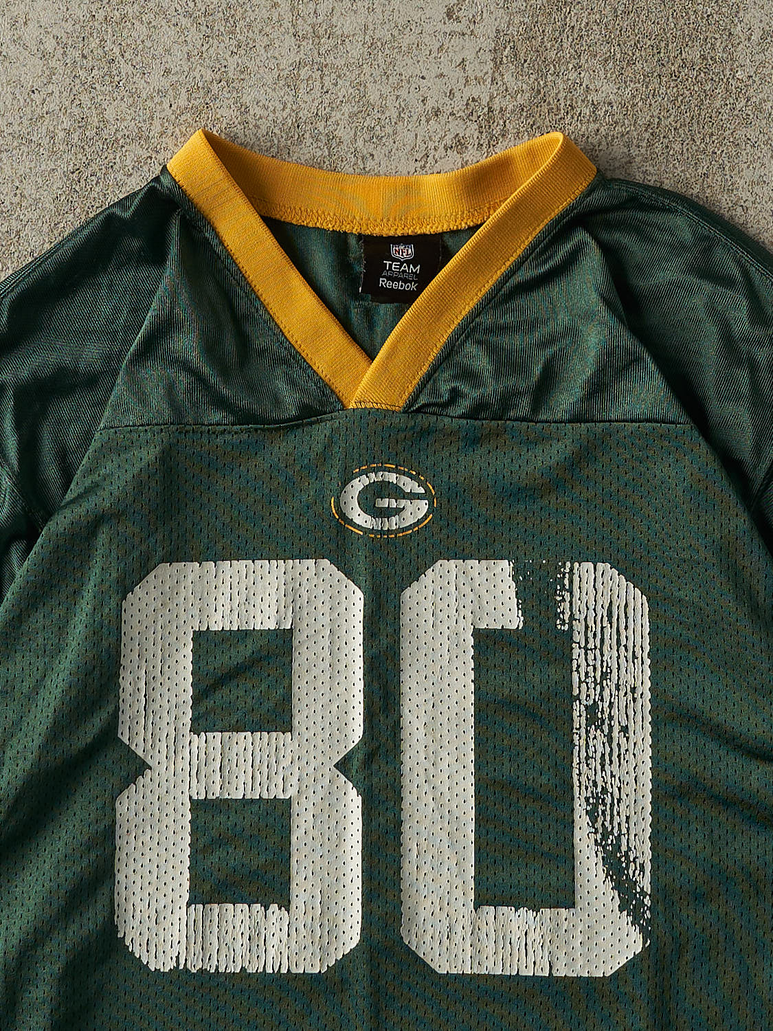 Vintage Y2K Green Green Bay Packers Donald Driver #80 Cropped Jersey (S)