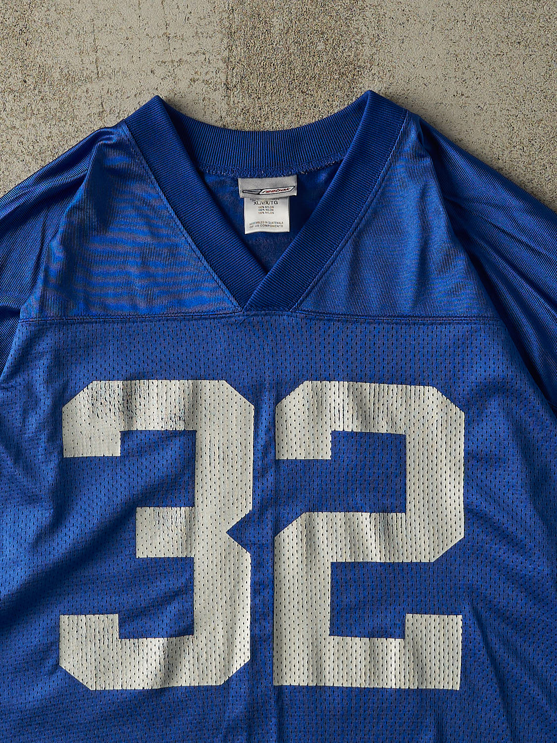 Vintage 90s Blue Indianapolis Edgerrin James #32 Cropped Jersey (L/XL)