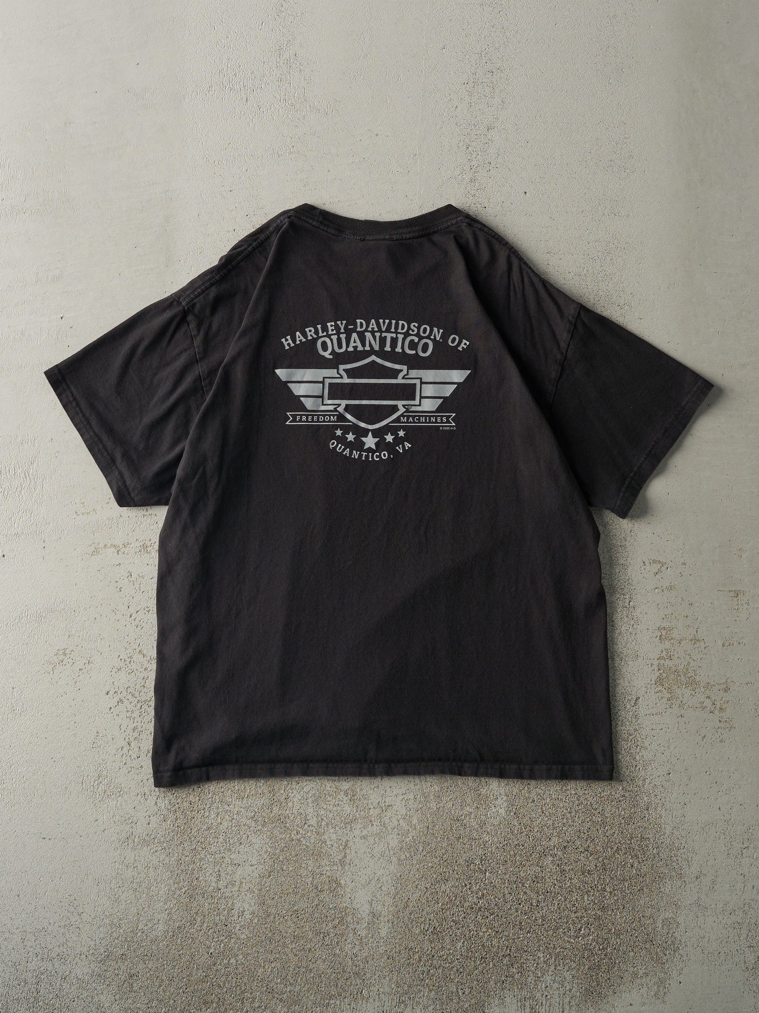 20' Black Quantico Virginia Harley Davidson Tee (L)