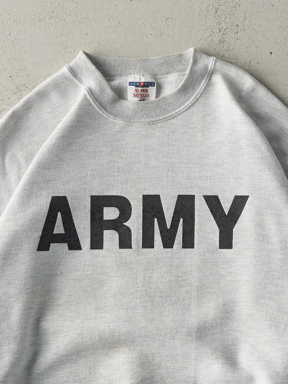 Vintage 90s Heather Grey US Army Crewneck (M)