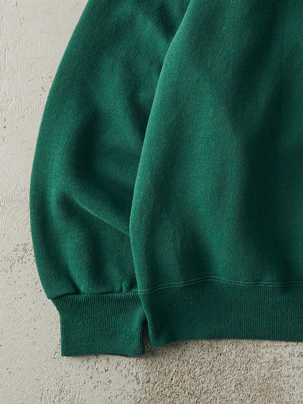 Vintage 90s Green Blank Boxy Crewneck (L)