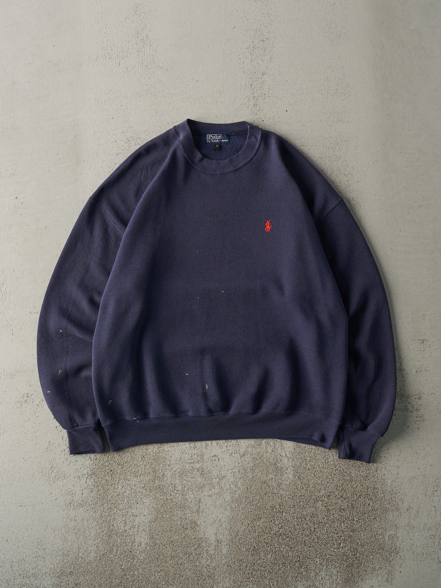 Vintage 90s Navy Blue Polo by Ralph Lauren Crewneck (L)