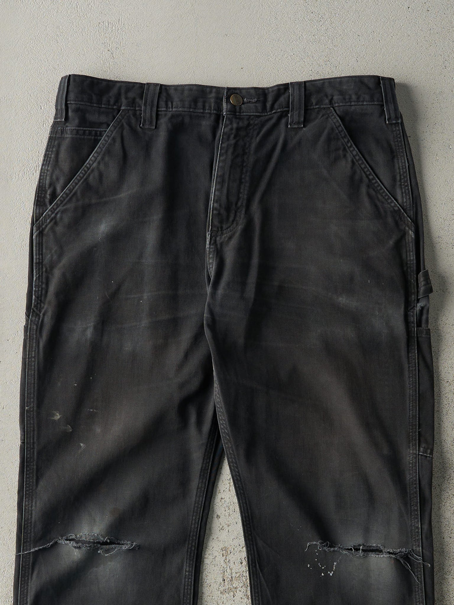 Vintage Y2K Black Carhartt Carpenter Pants (34x31.5)